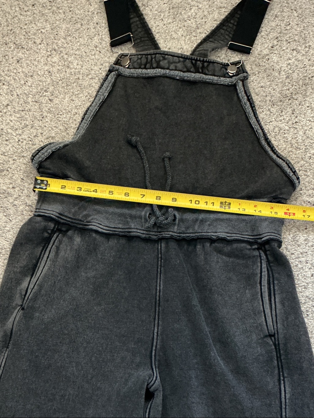 FP Movement by Free People Making It Overalls ~ Washed Black - Picture 7 of 13